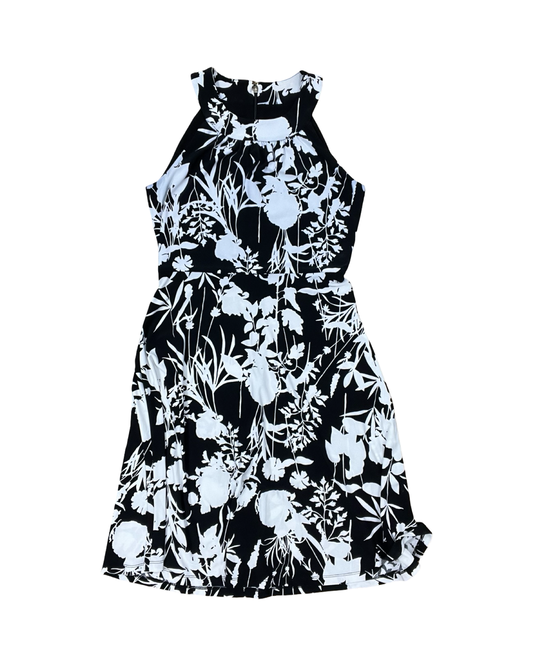 Dress Work By Tommy Hilfiger In Black & White, Size:Xs