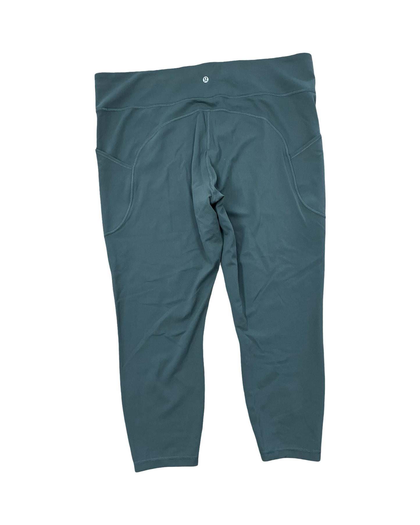 Athletic Leggings By Lululemon In Green, Size:18