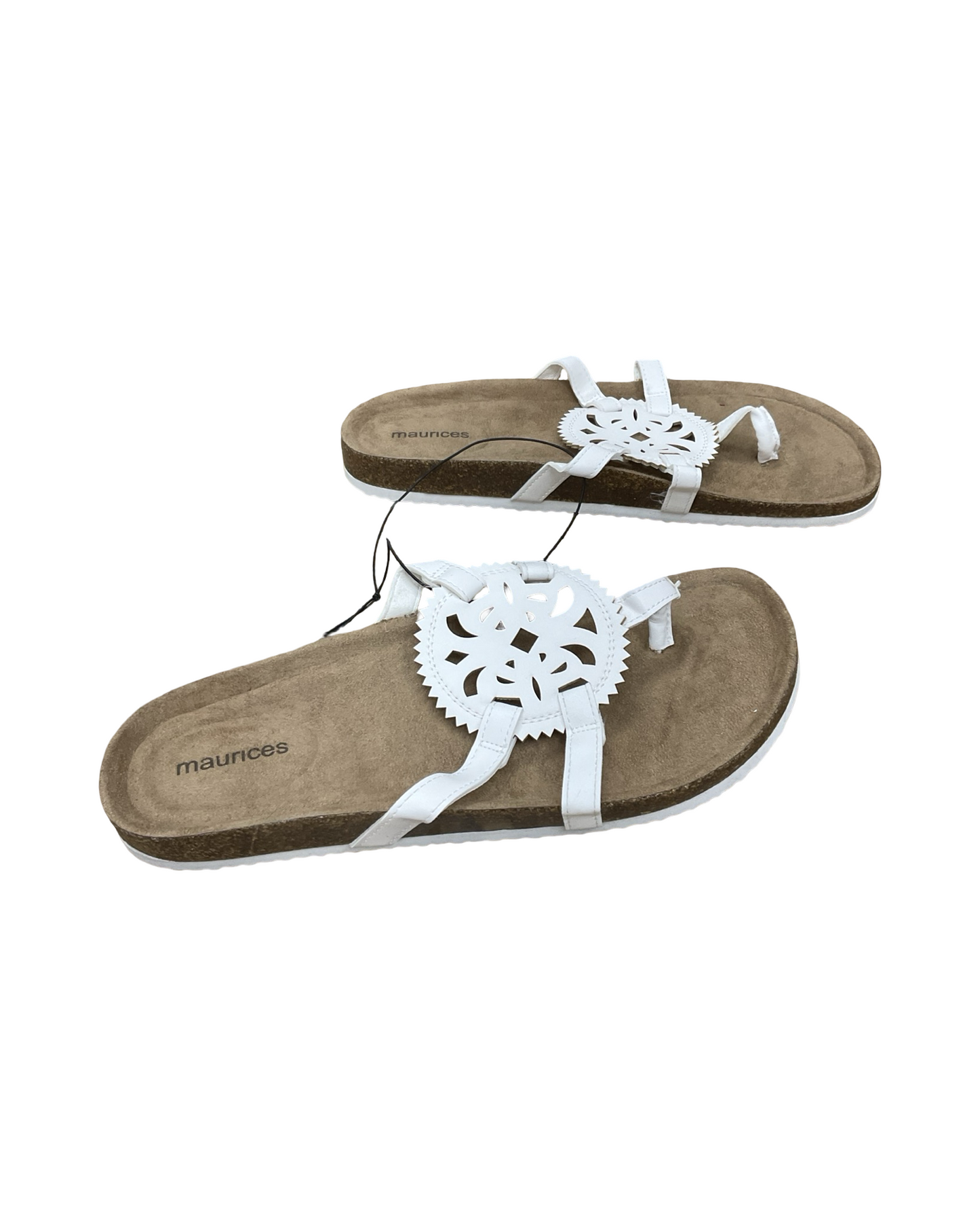 Sandals Flats By Maurices In White, Size:10