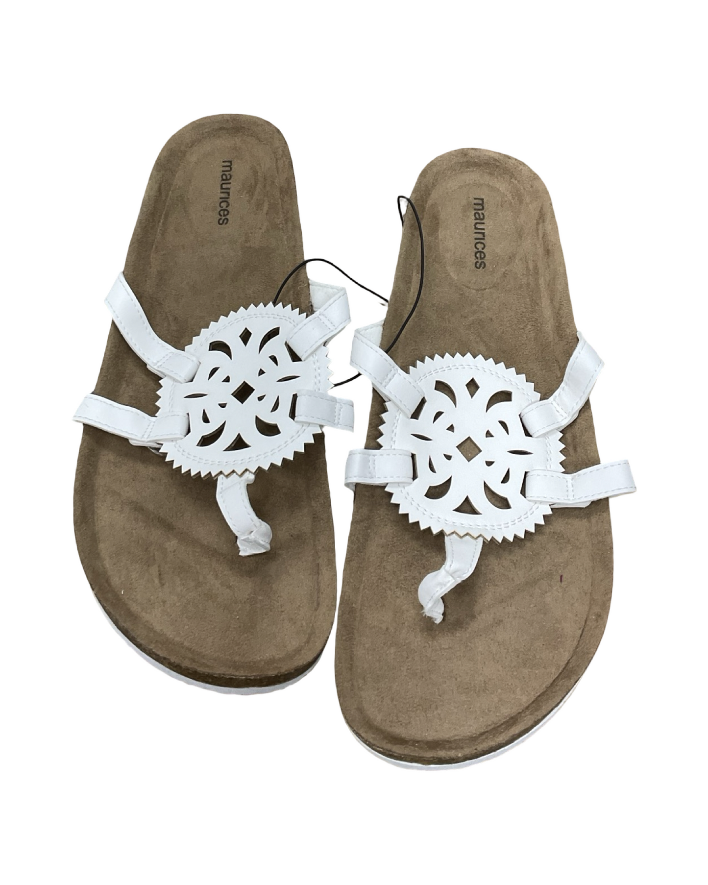 Sandals Flats By Maurices In White, Size:10