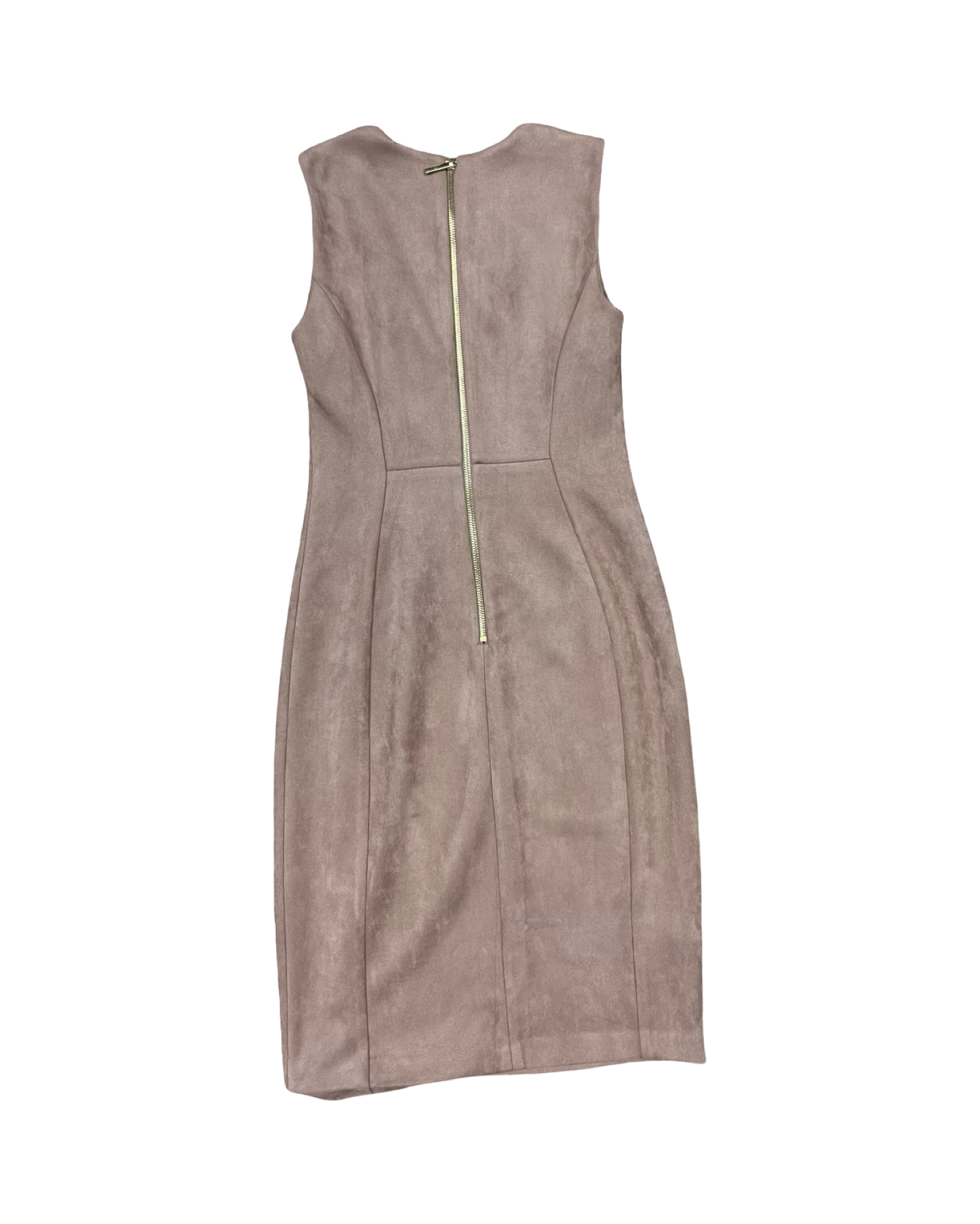 Dress Work By Calvin Klein In Brown, Size:Xs