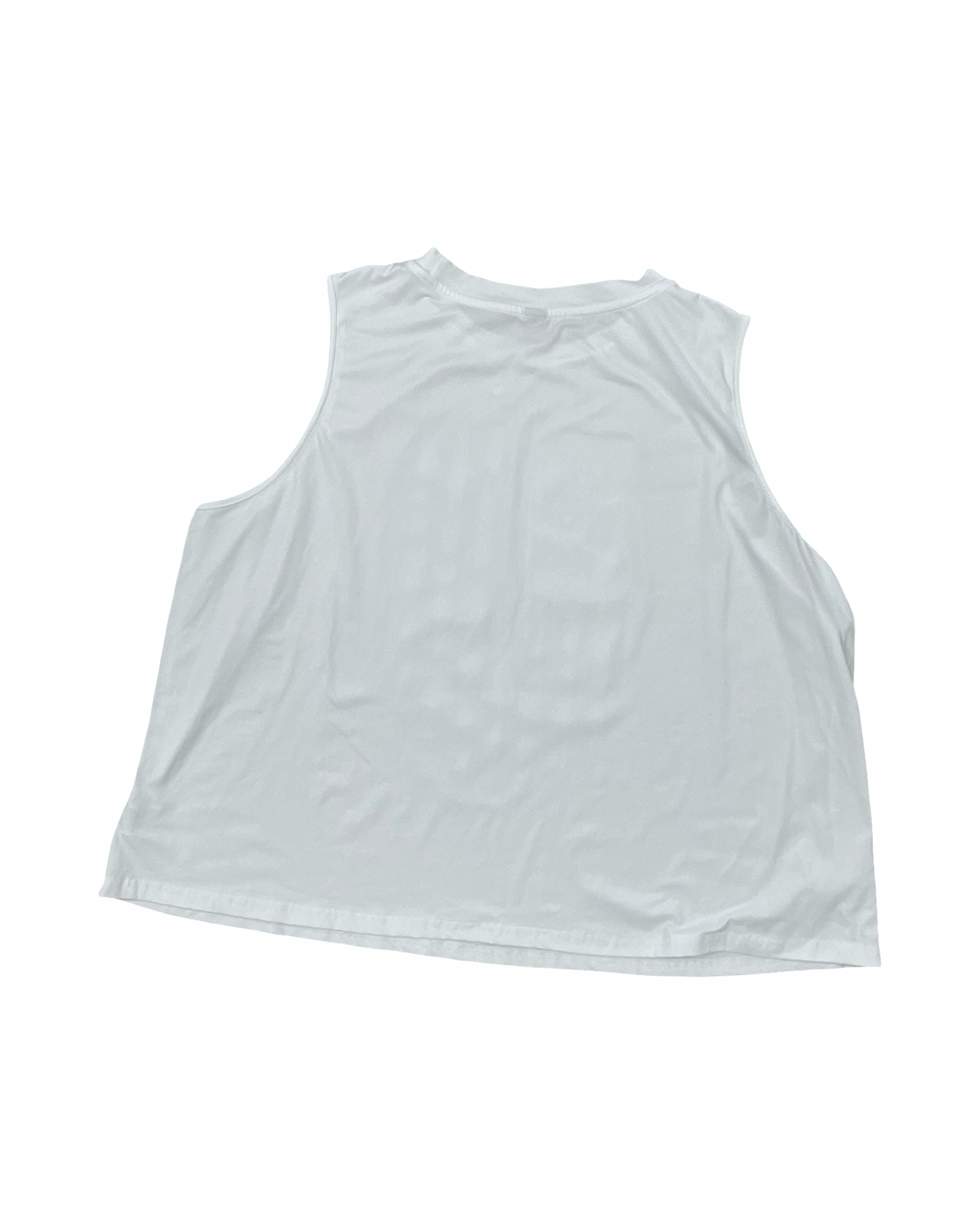 Top Sleeveless By Shein In White, Size:3X