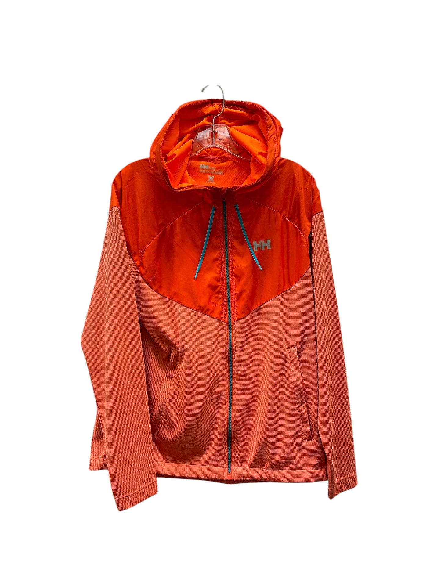 Athletic Jacket By Helly Hansen In Orange, Size:M