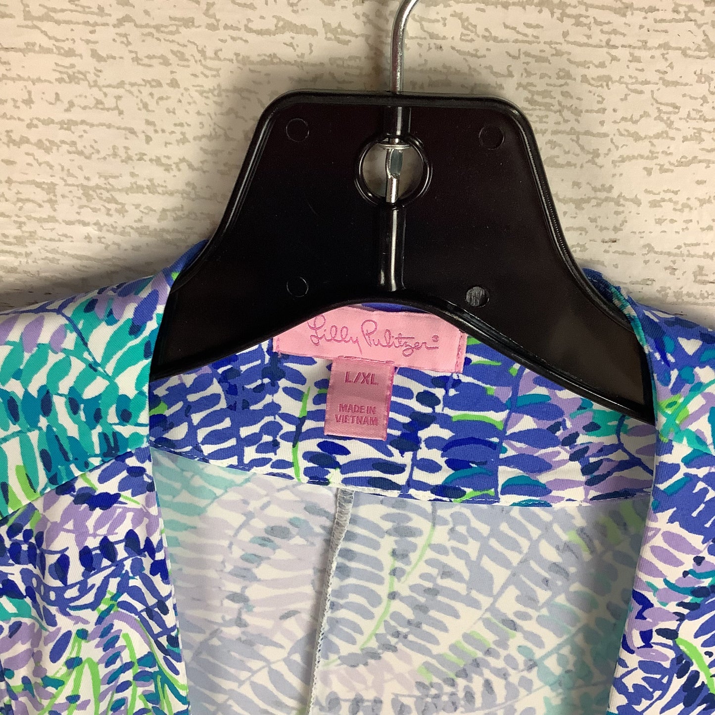 Kimono Designer By Lilly Pulitzer In Blue & Purple, Size: L/XL