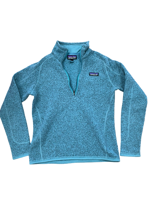Sweatshirt Collar By Patagonia In Green, Size:S