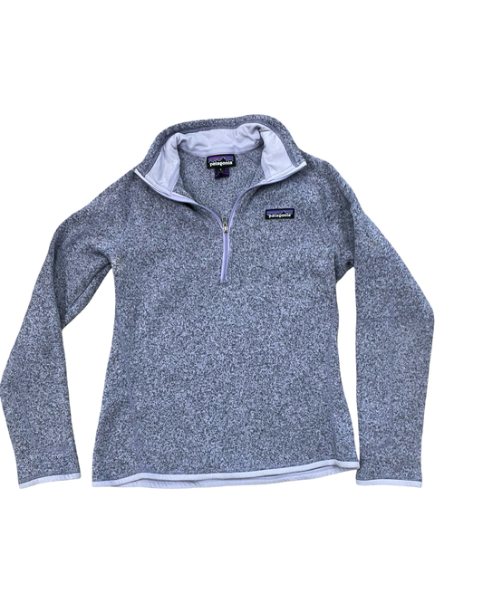Sweatshirt Collar By Patagonia In Purple, Size:S