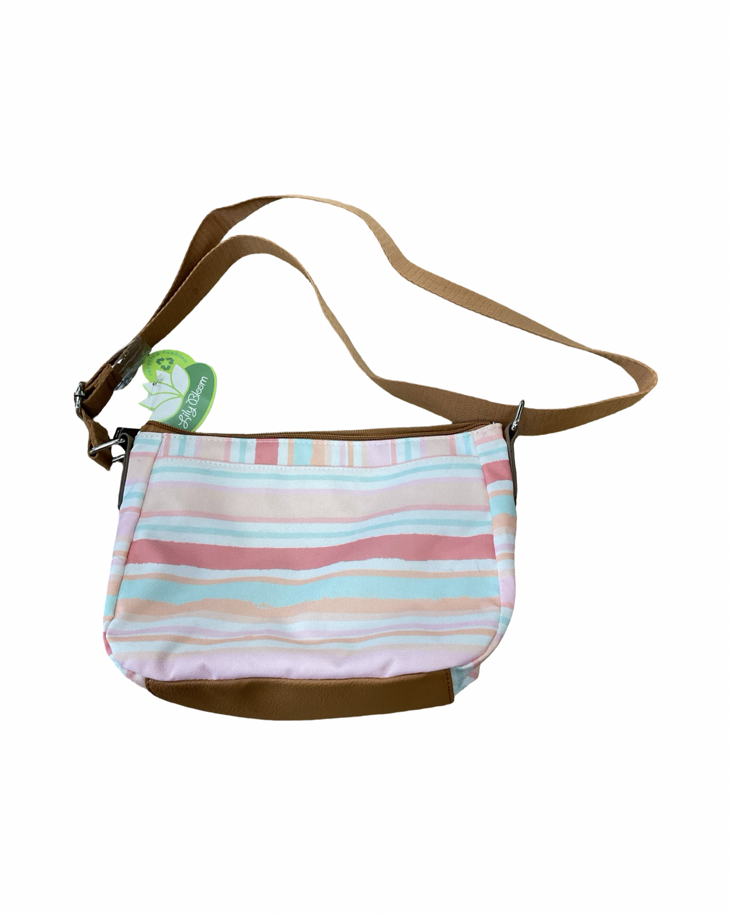 Crossbody By Lily Bloom In Pink & Tan, Size:Small