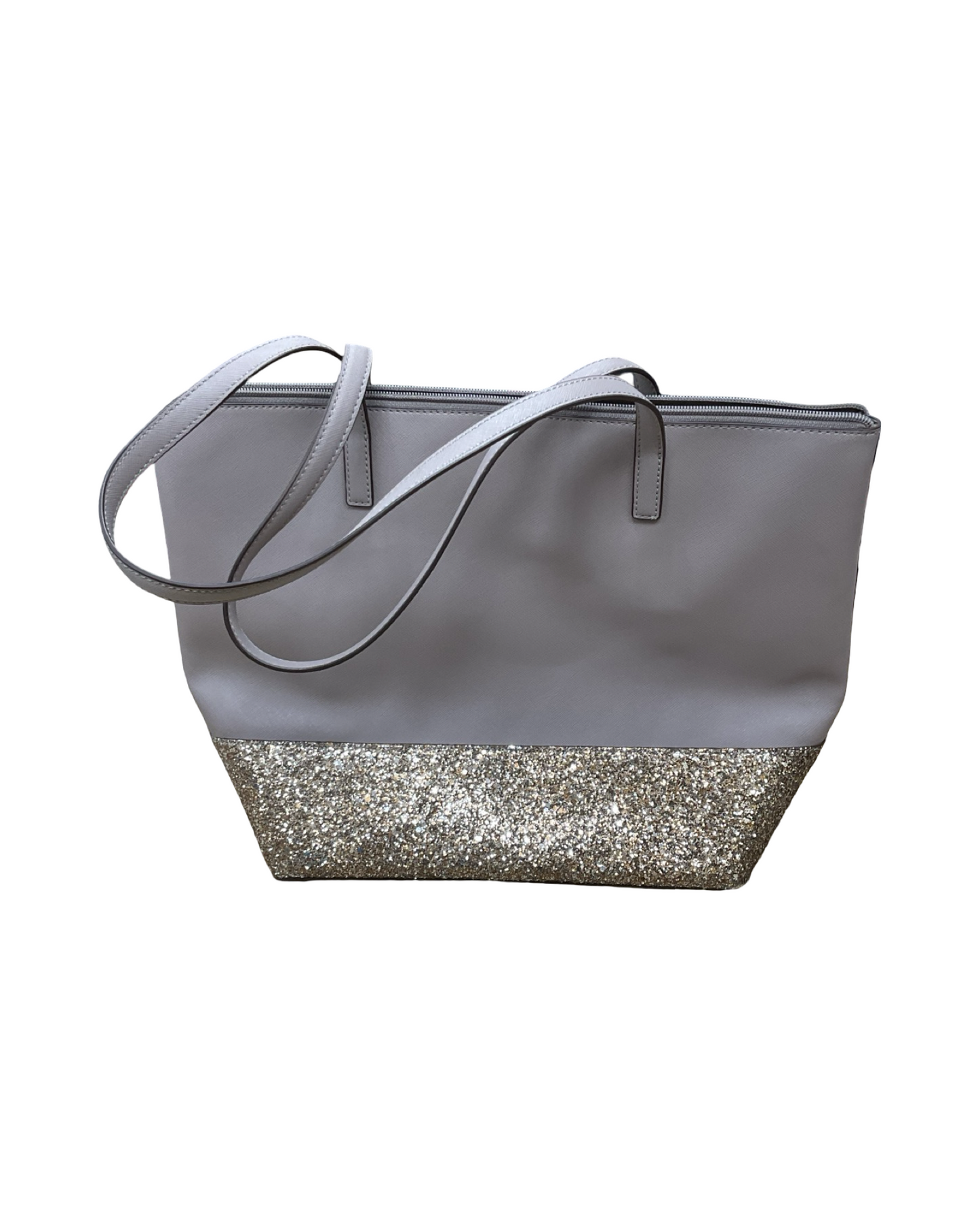 Tote Designer By Kate Spade In Taupe, Size:Large