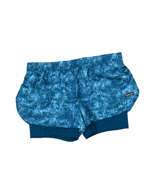 Athletic Shorts By Reebok In Teal, Size:2X