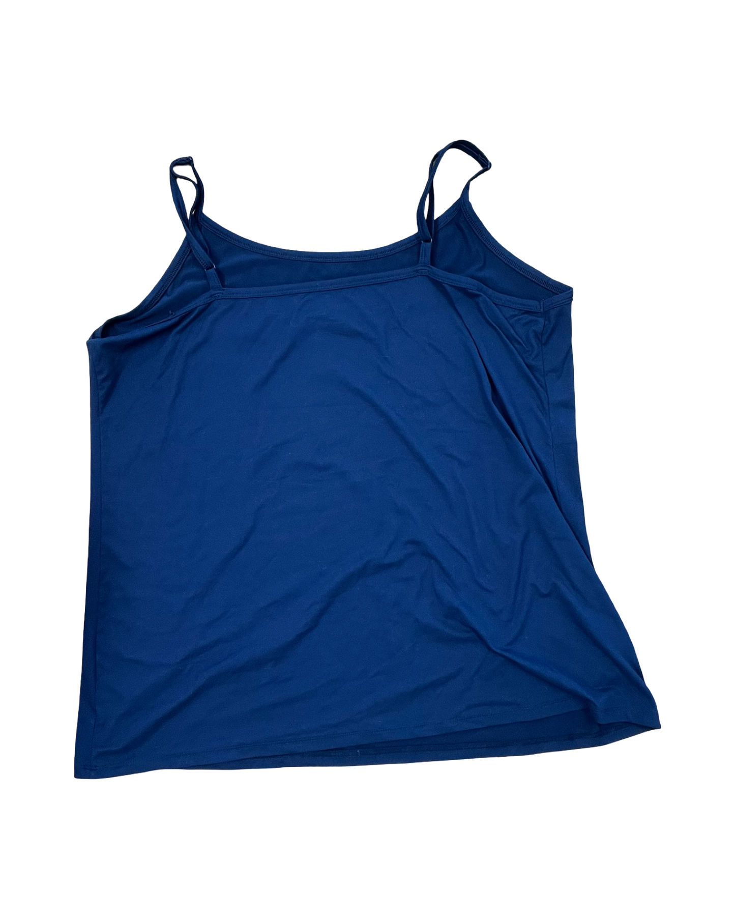 Tank Top By Terra & Sky In Blue, Size:3X