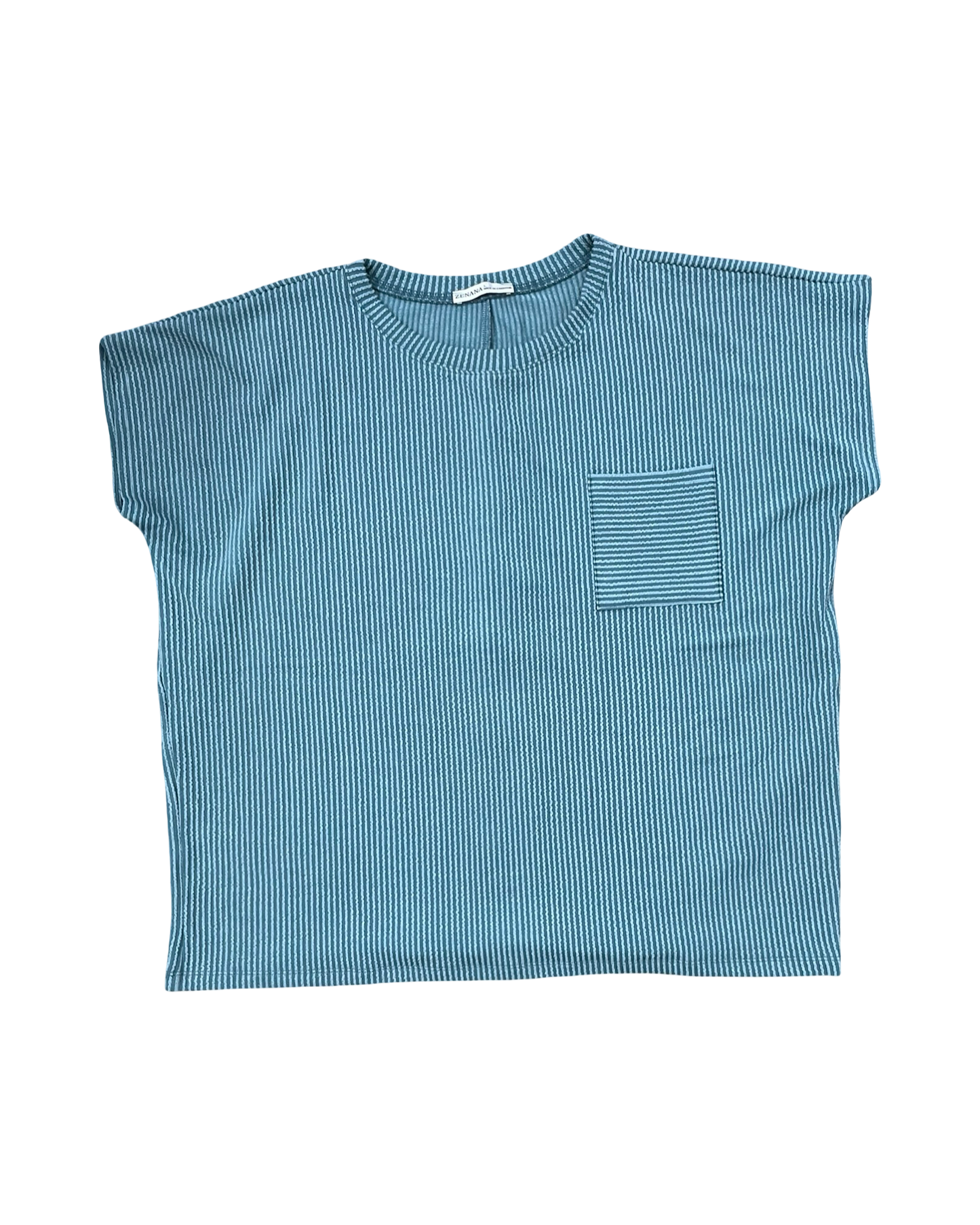 Top Ss By Zenana In Green, Size:L