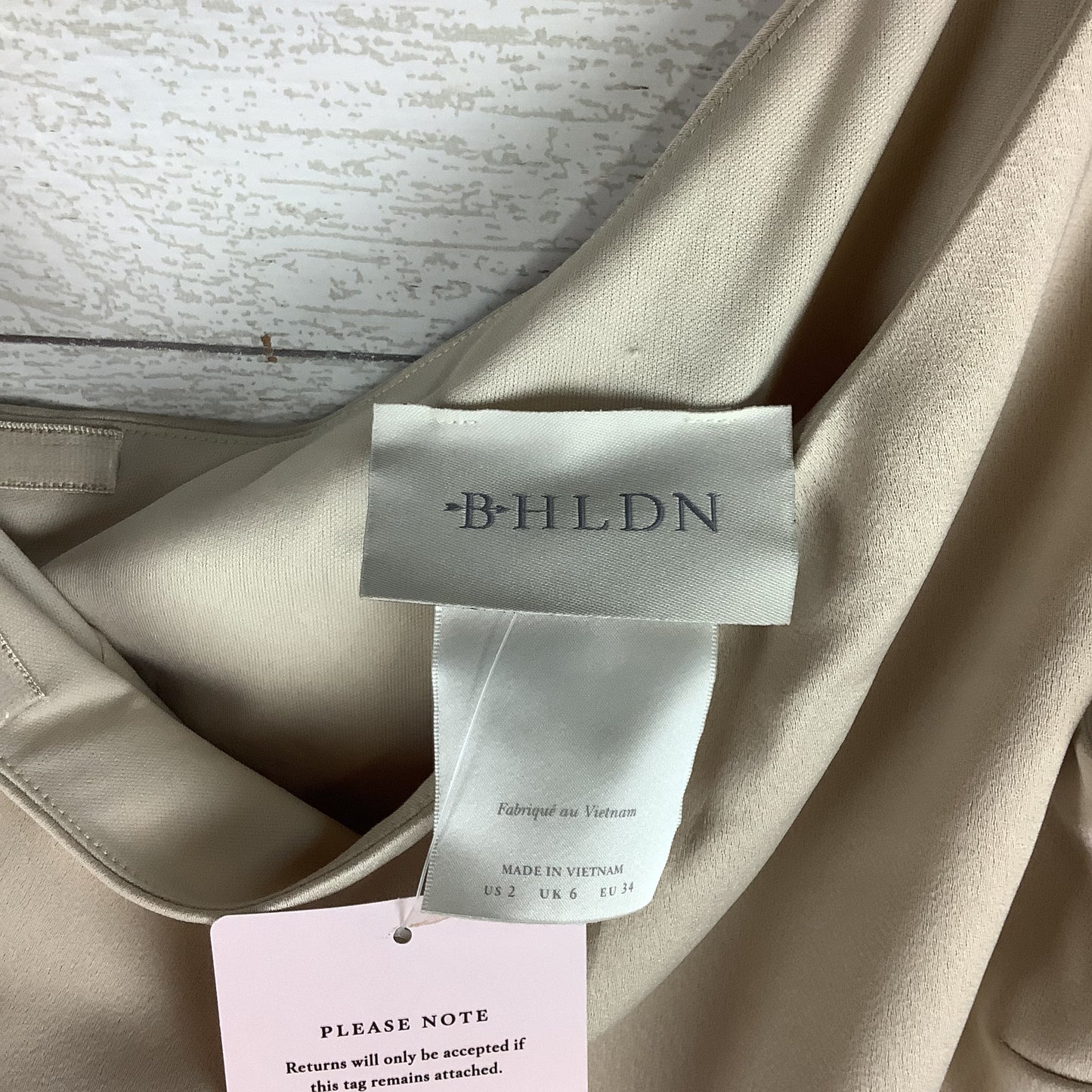 Dress Party Long By Bhldn In Tan, Size: 2