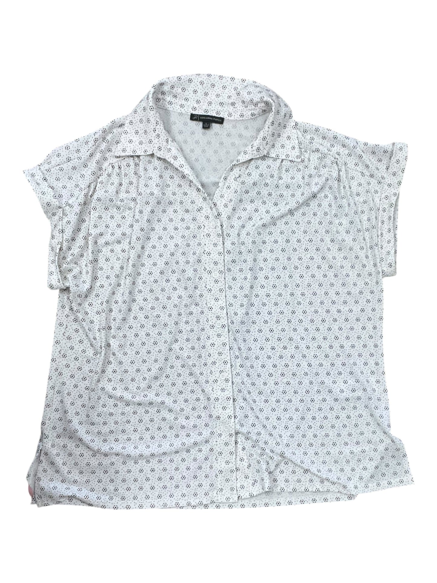 Top Ss By Adrianna Papell In White, Size:L