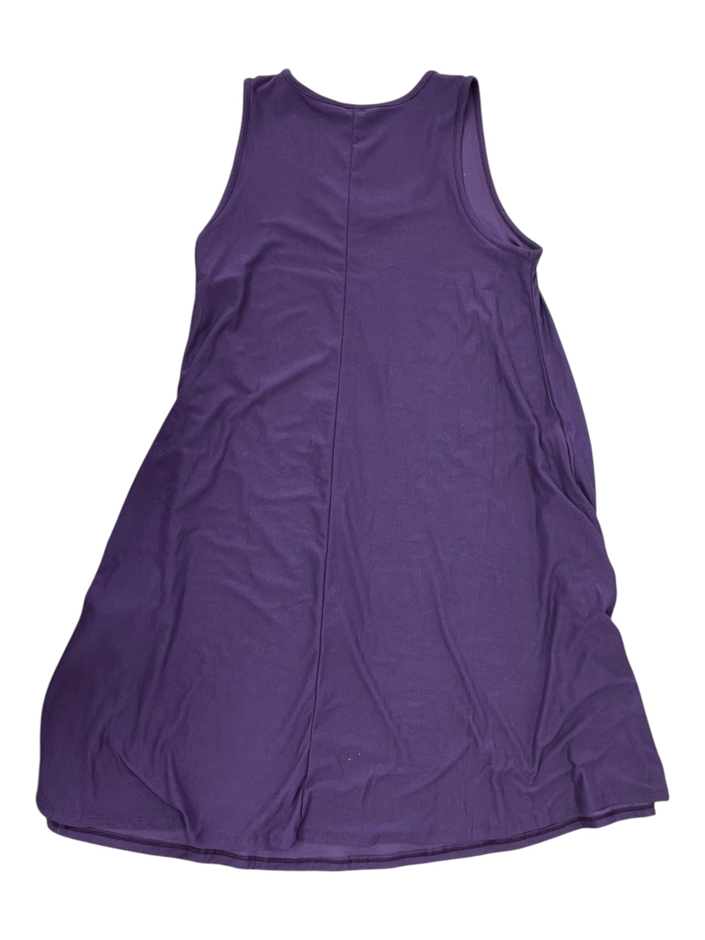 Dress Casual Midi By Time And Tru In Purple, Size:L