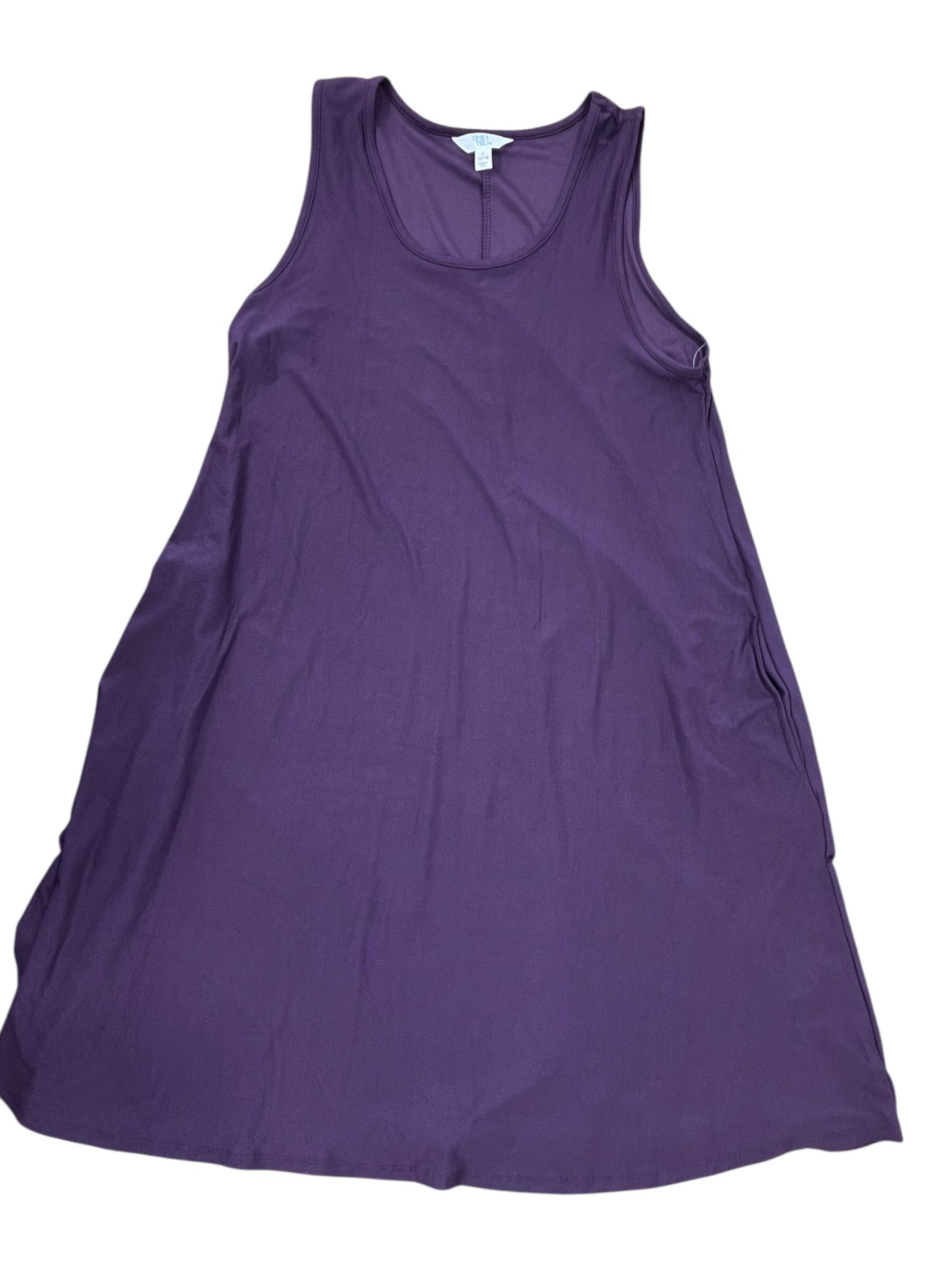 Dress Casual Midi By Time And Tru In Purple, Size:L