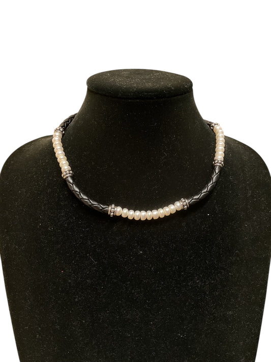 Necklace Statement By Cabi In Black & Silver