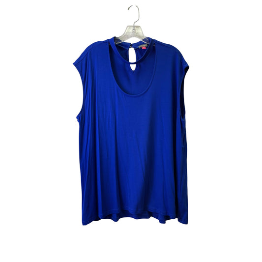 Top Sleeveless By Vince Camuto In Blue, Size:3X
