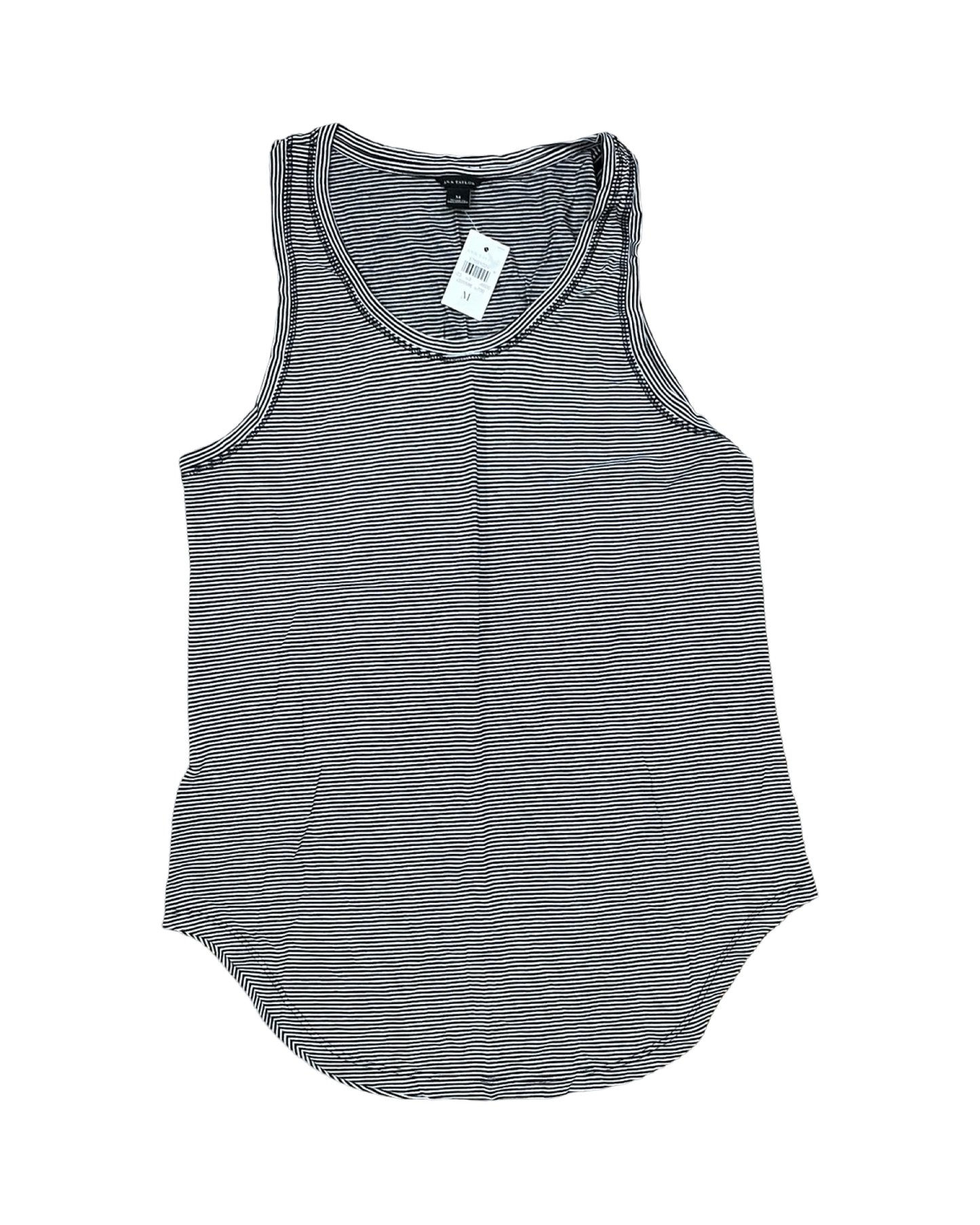 Top Sleeveless By No Barriers In Black & White, Size:M
