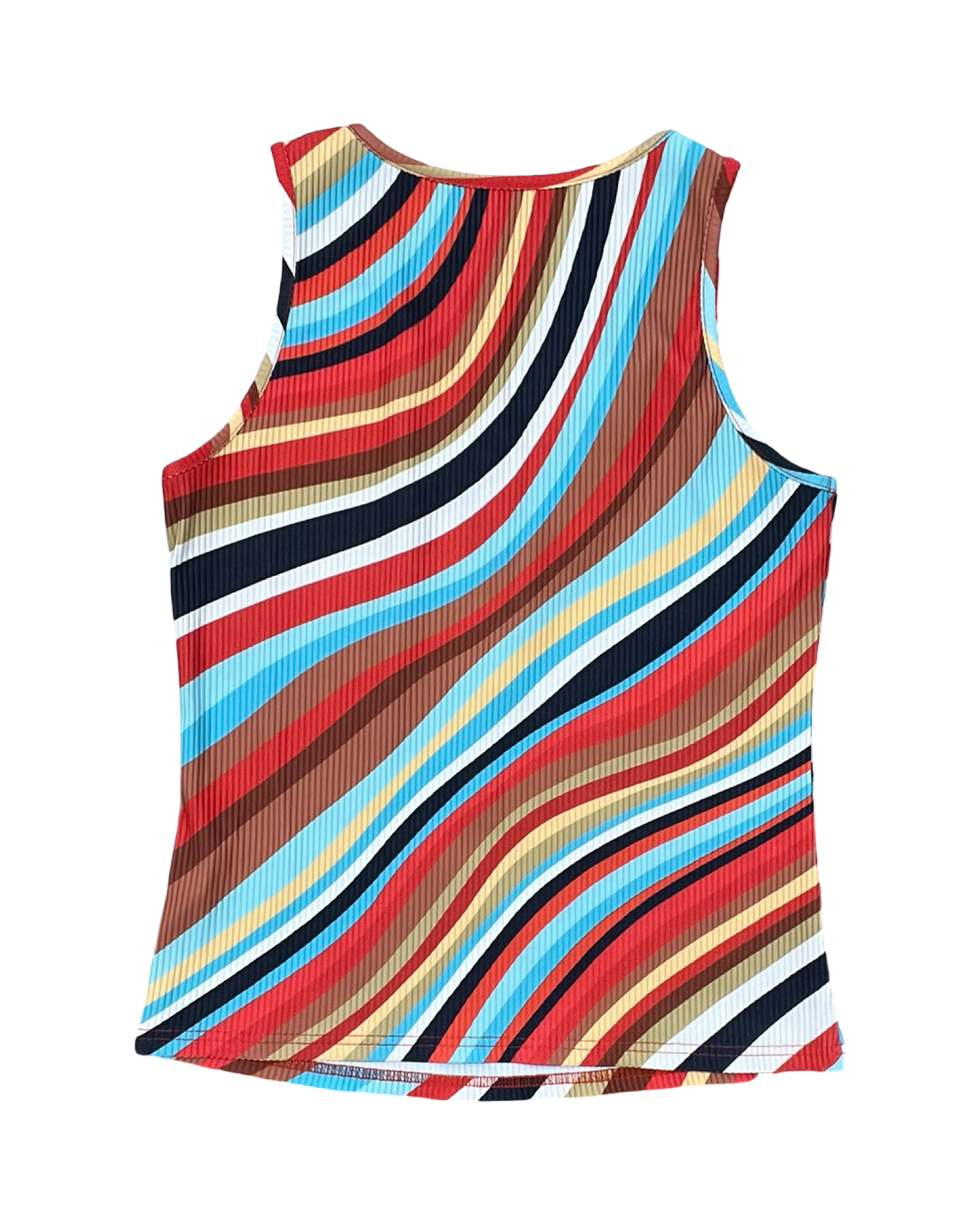 Top Sleeveless By Clothes Mentor In Striped Pattern, Size:M