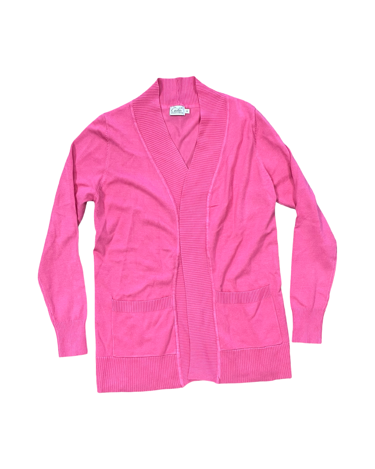 Cardigan By Cielo In Pink, Size:M