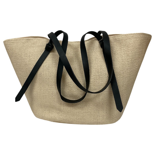 Handbag By A New Day In Black & Cream, Size:Large