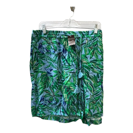 Shorts By J. Jill In Blue & Green, Size:3X