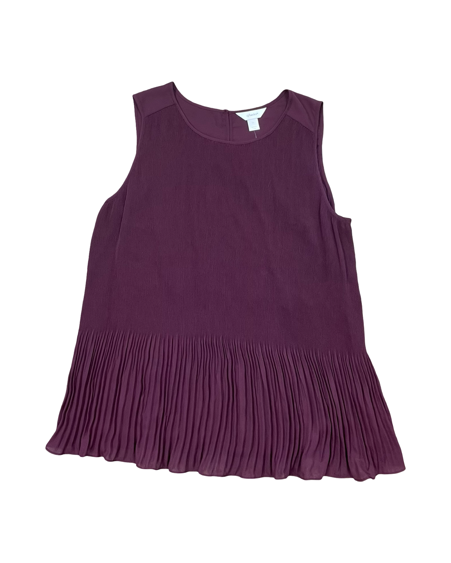 Top Sleeveless By Cj Banks In Purple, Size:2X