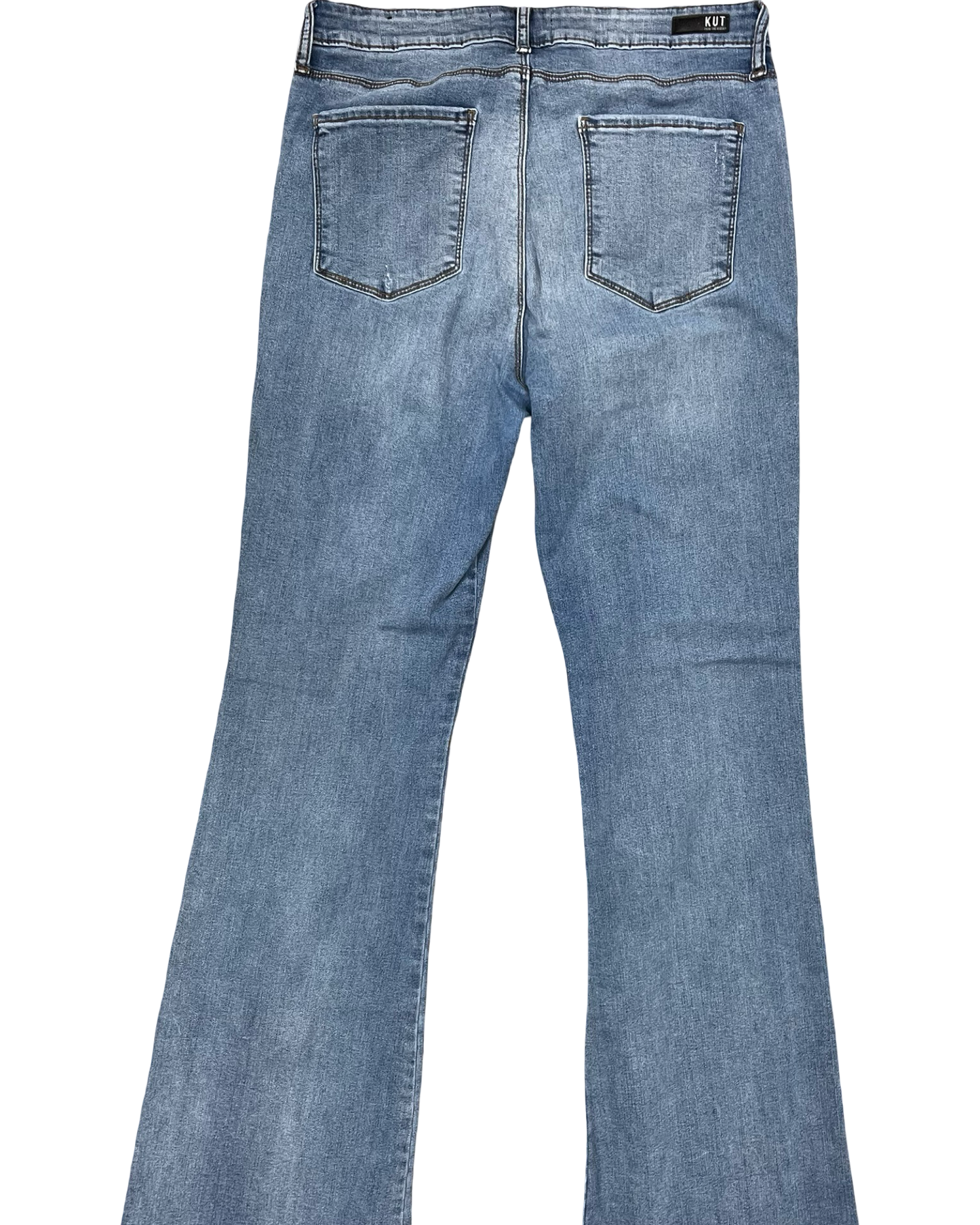 Jeans Boot Cut By Kut In Blue Denim, Size:12