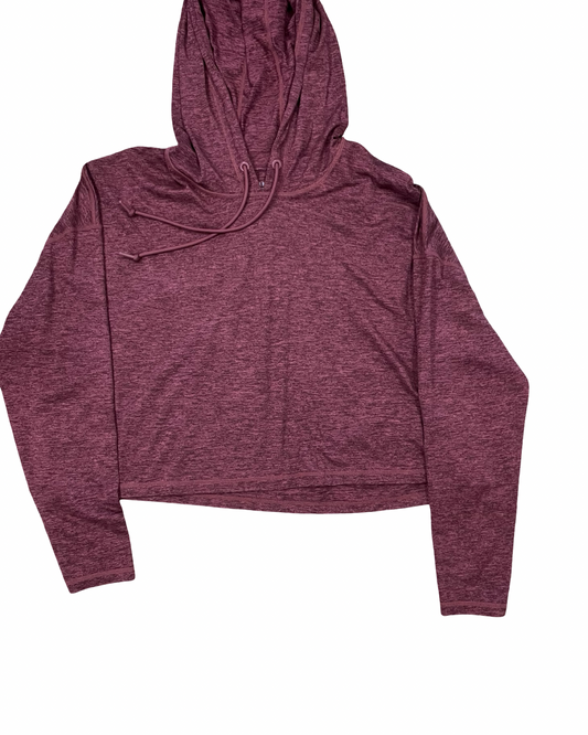 Athletic Sweatshirt Hoodie By Athleta In Brown, Size:M