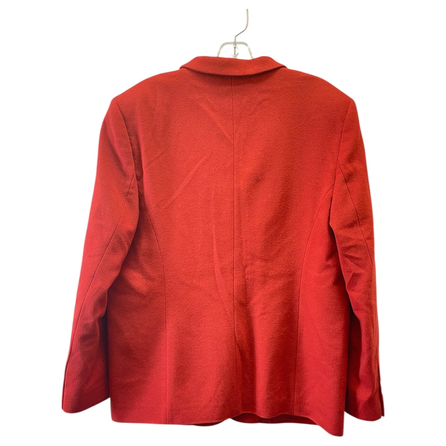 Blazer Designer By Escada In Red, Size:S