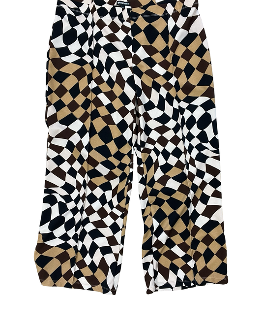 Pants Wide Leg By Clothes Mentor In Black & Brown, Size:2X