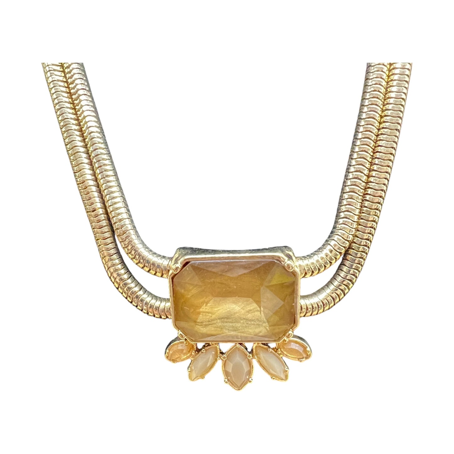 Necklace Choker & Collar By Ann Taylor In Gold