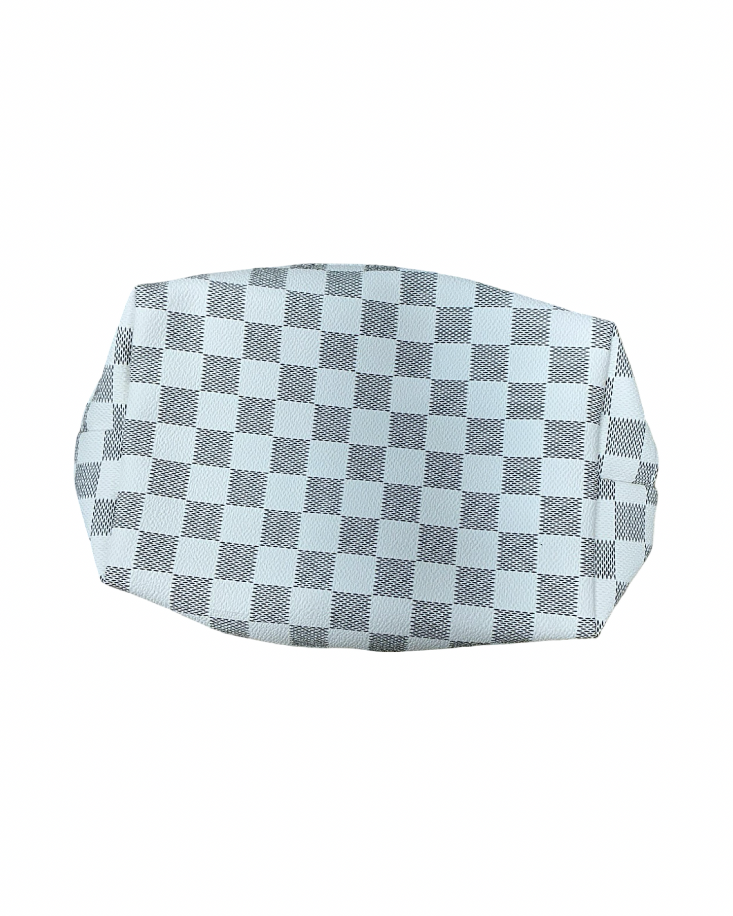 Makeup Bag By Clothes Mentor In Black & White, Size:Medium