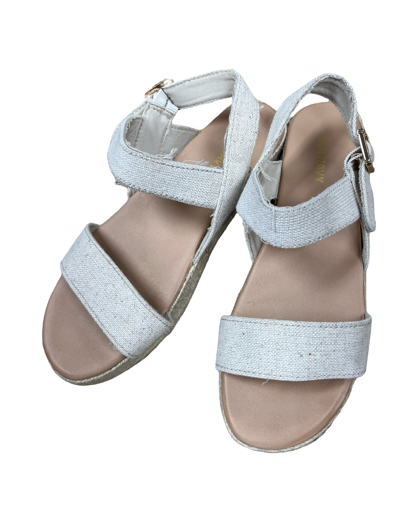 Sandals Flats By Old Navy In Cream, Size:6