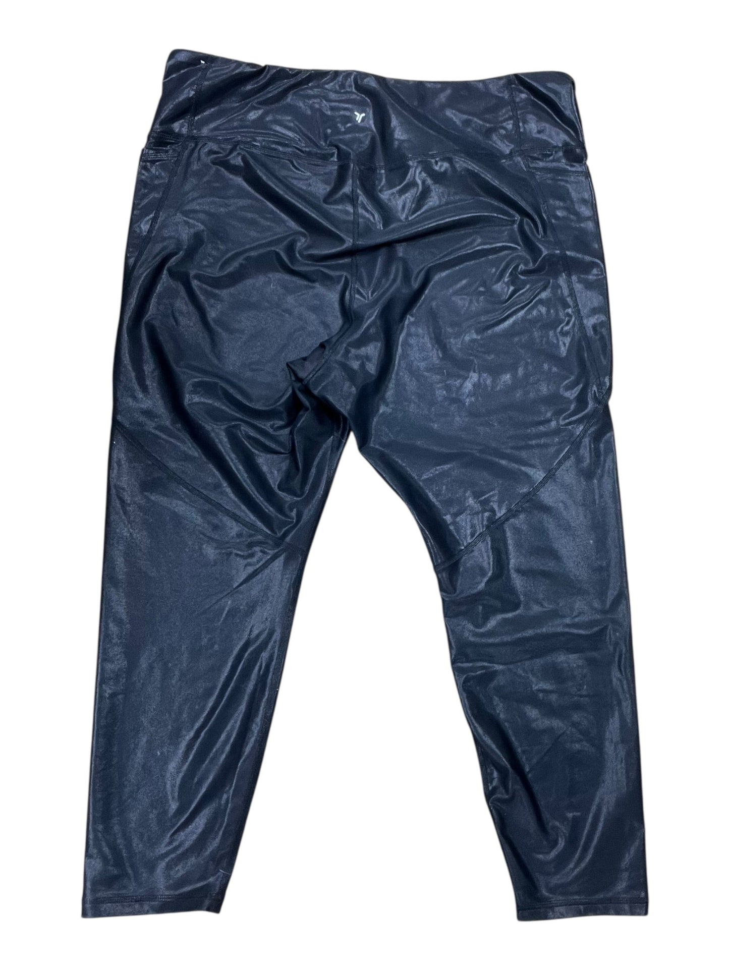 Athletic Leggings Capris By Old Navy In Black, Size:3X