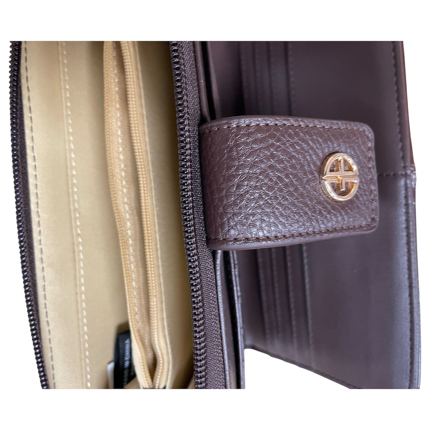 Wallet By Giani Bernini In Brown, Size:Large