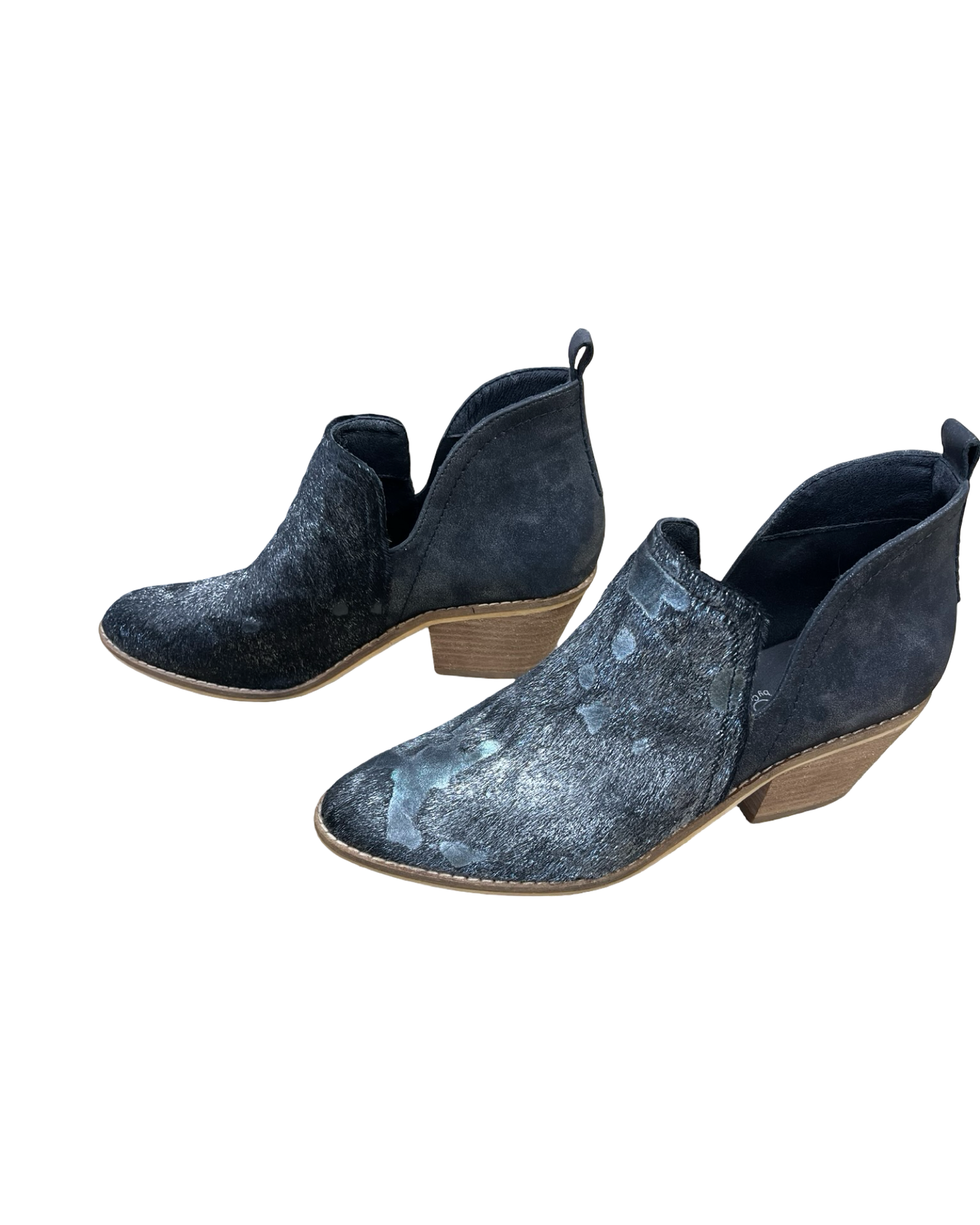 Shoes Heels Block By Corkys In Black & Silver, Size:9