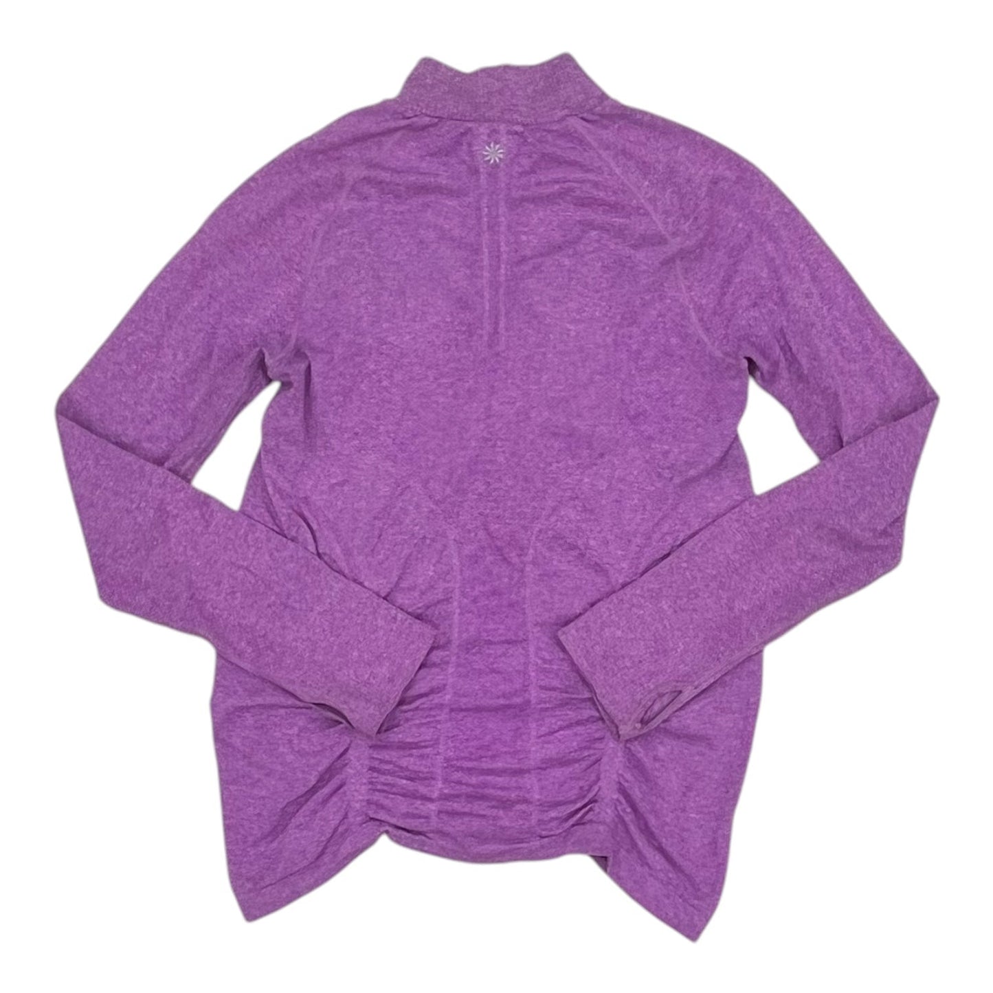 Athletic Top Ls Collar By Athleta In Purple, Size:L