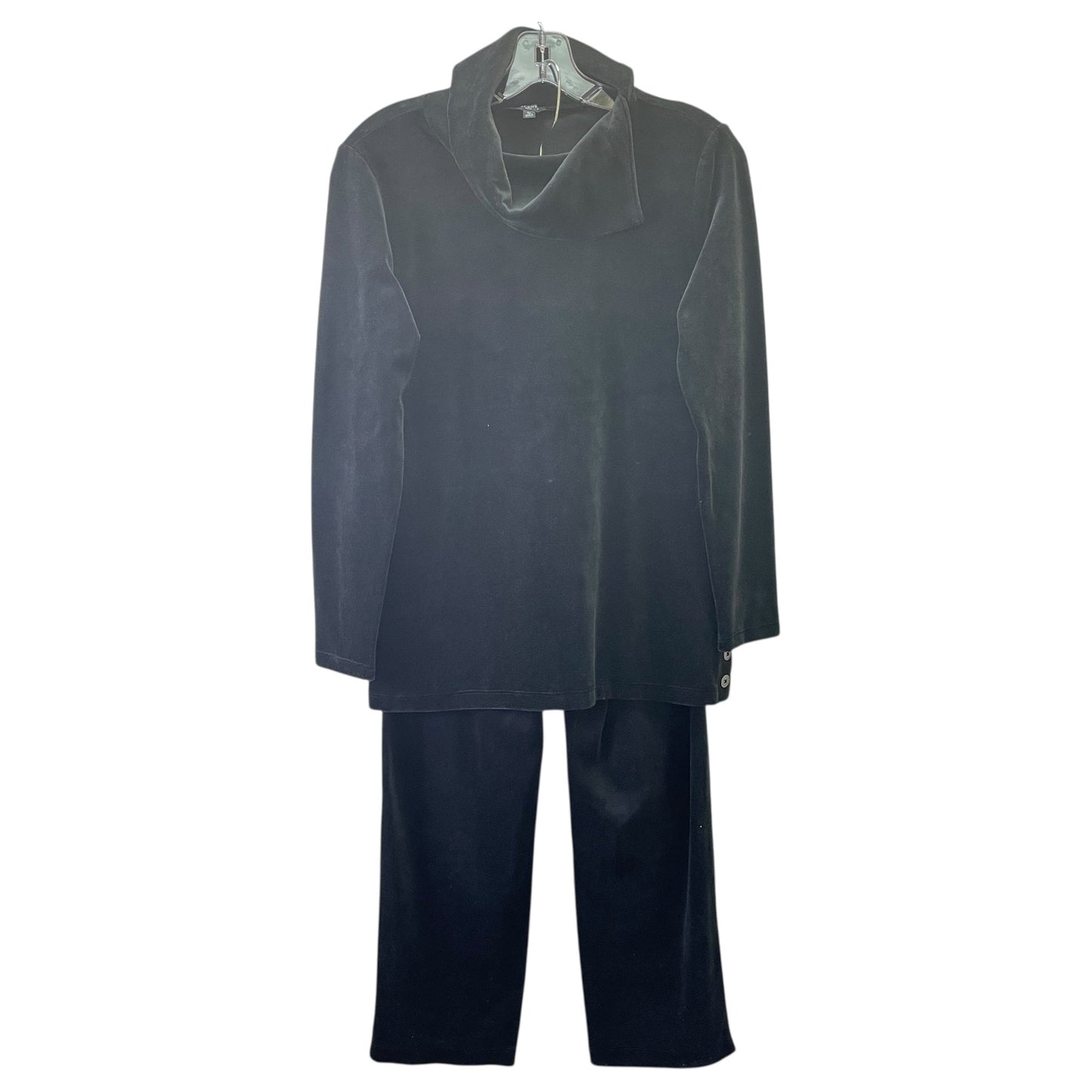 Lounge Set Pants By Talbots In Black, Size:Sp