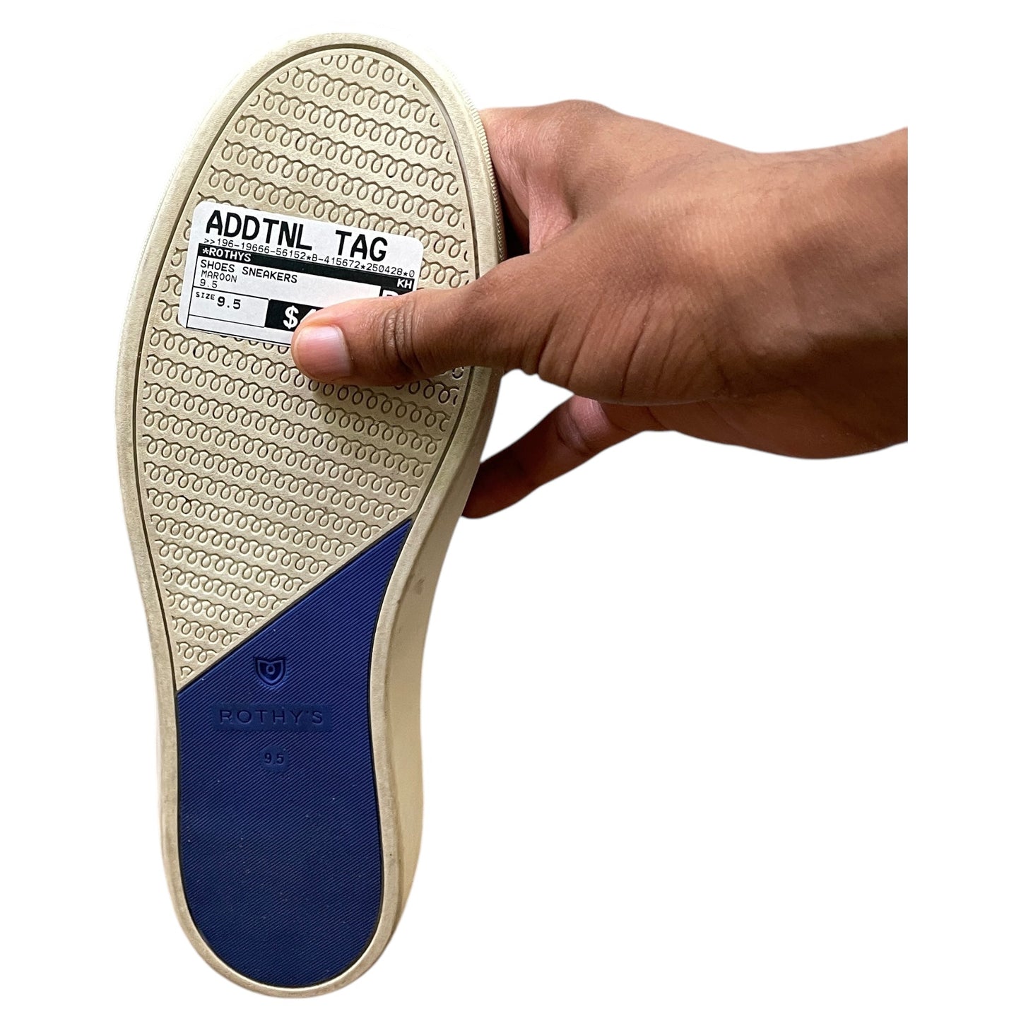 Shoes Sneakers By Rothys In Maroon, Size:9.5