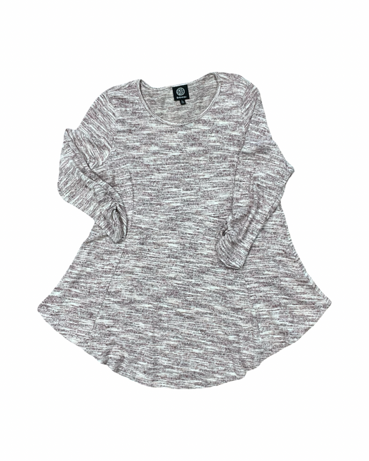 Top 3/4 Sleeve By Bobeau In Pink, Size:L