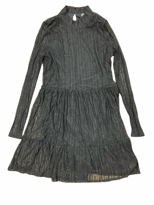 Dress Casual Midi By Lily Rose In Black, Size:1X