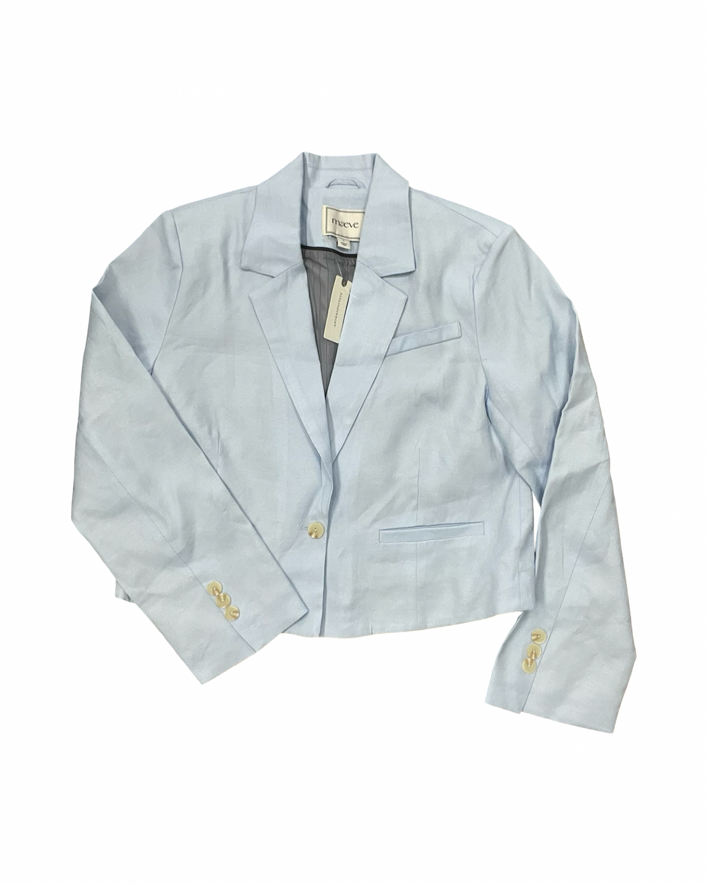 Blazer By Maeve In Blue, Size:M