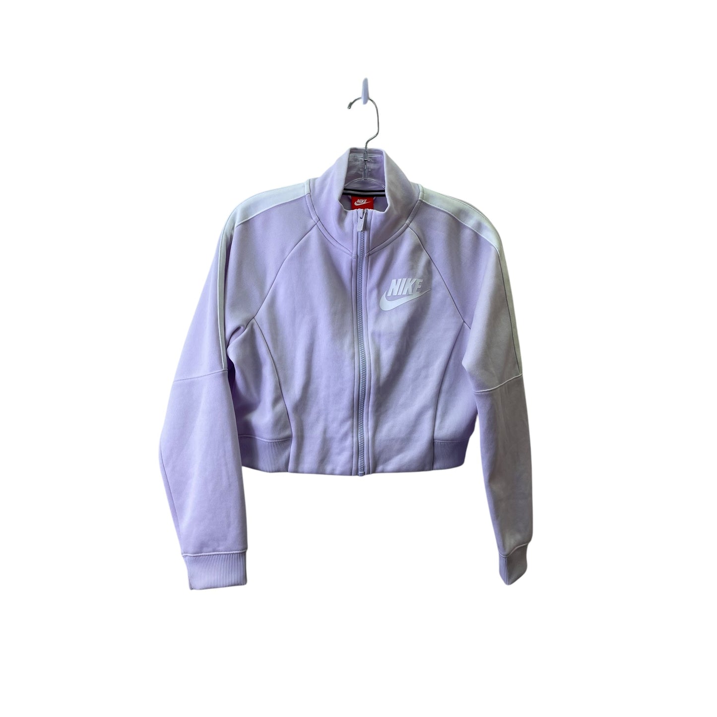Athletic Jacket By Nike Apparel In Purple, Size:Xs
