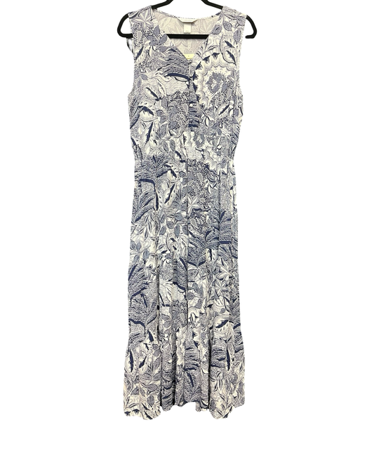 Dress Casual Maxi By Christopher And Banks In Blue, Size:L