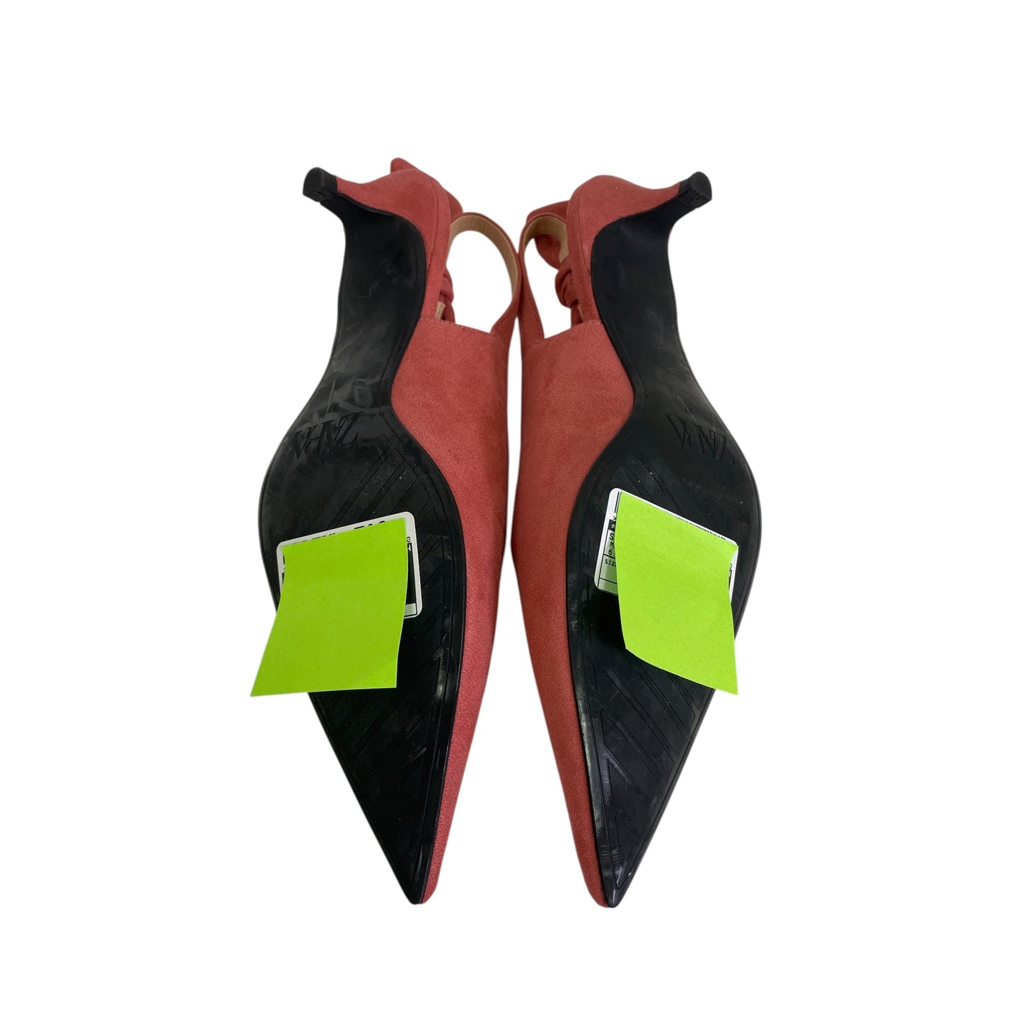 Shoes Heels Kitten By Zara In Mauve, Size:6.5