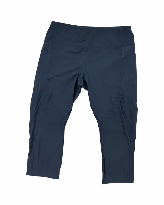 Athletic Capris By Avia In Black, Size:2X