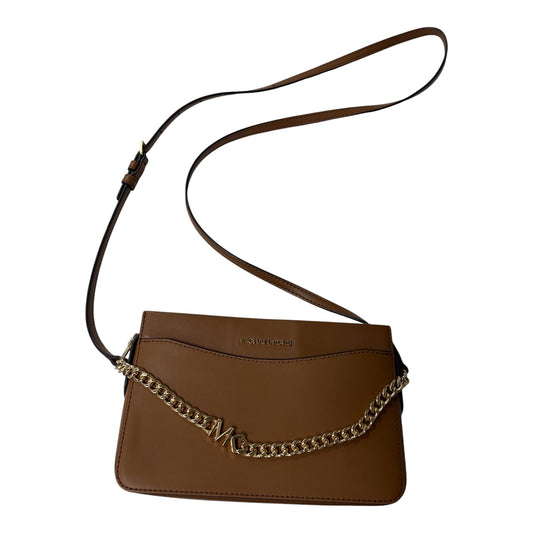 Crossbody Designer By Michael Kors In Brown, Size:Medium