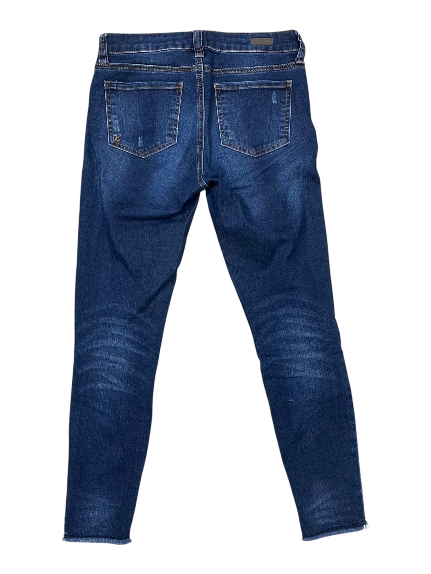 Jeans Skinny By Kut In Blue Denim, Size:4