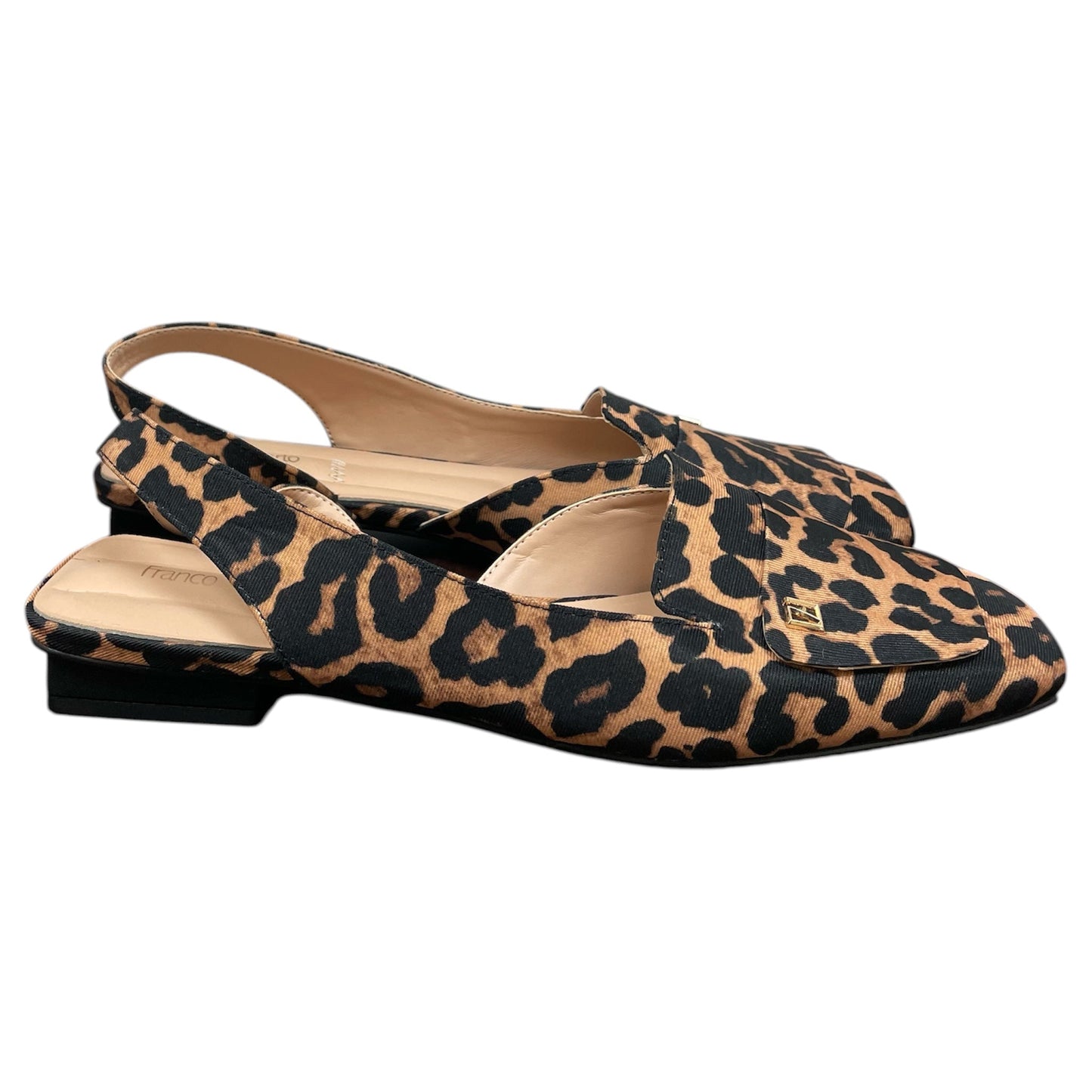 Shoes Flats By Franco Sarto In Animal Print, Size:9.5
